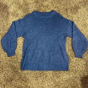 American Eagle blue knit sweater
